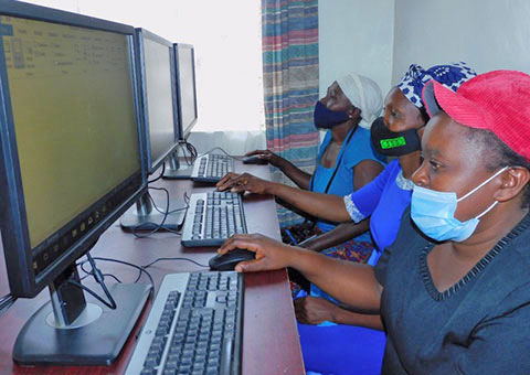 Computer education classroom