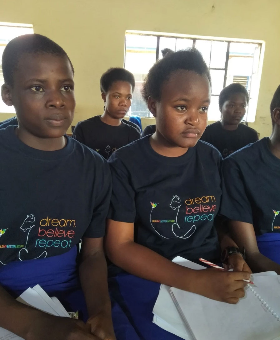 Students in mentorship lesson Students in mentorship lesson