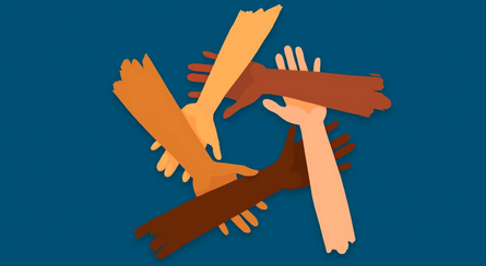 Holding hands Holding hands